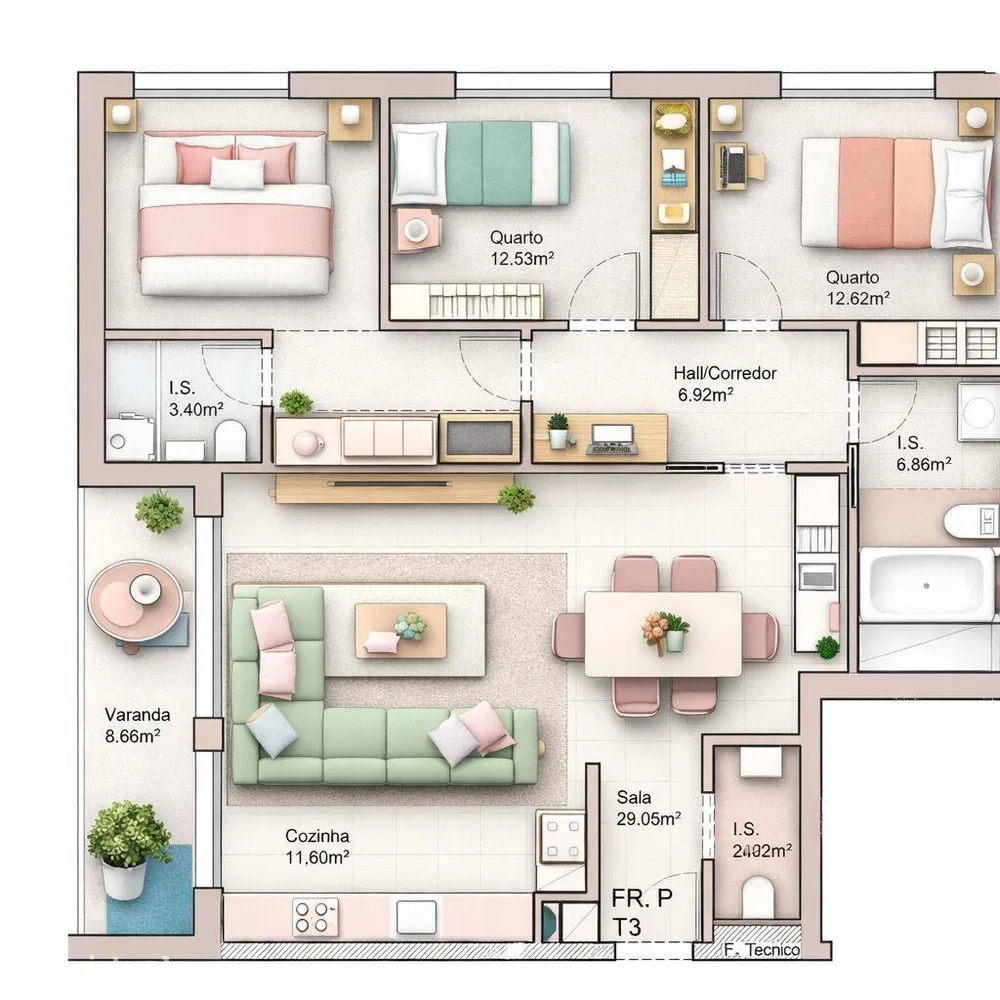 Property in Rua de Santo António - Pousos